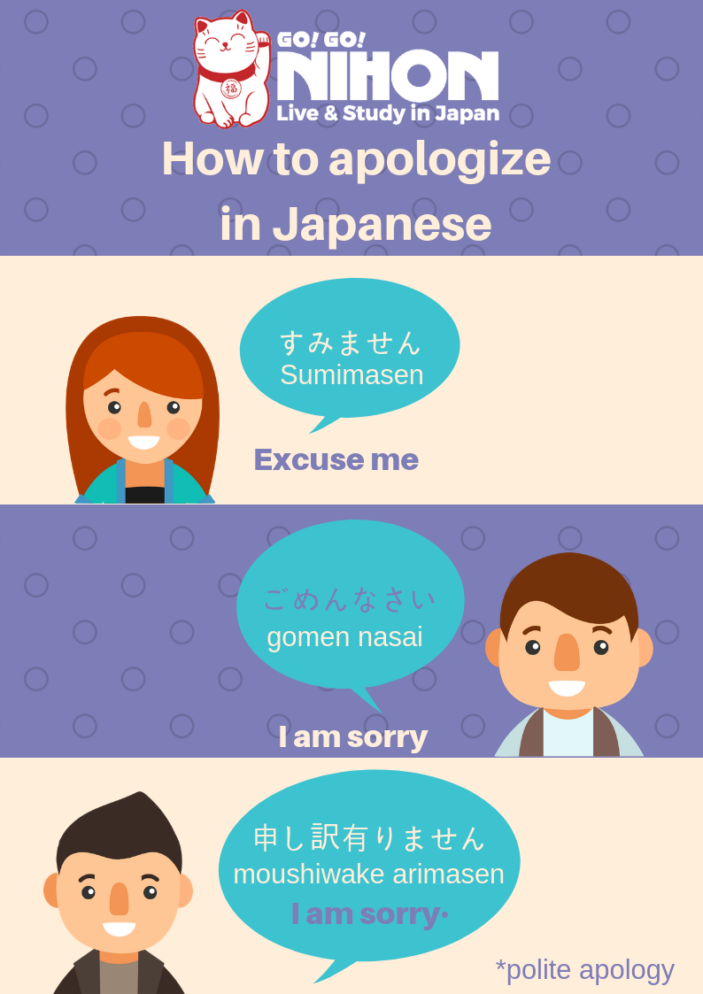 How to apologize in Japanese 3