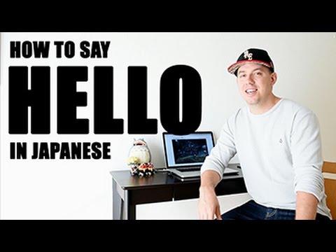 How To say 'hello' in Japanese 2