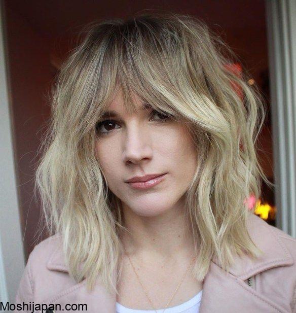 12 best Longer Blunt Bob with Curtain Bangs for 2024 - mo