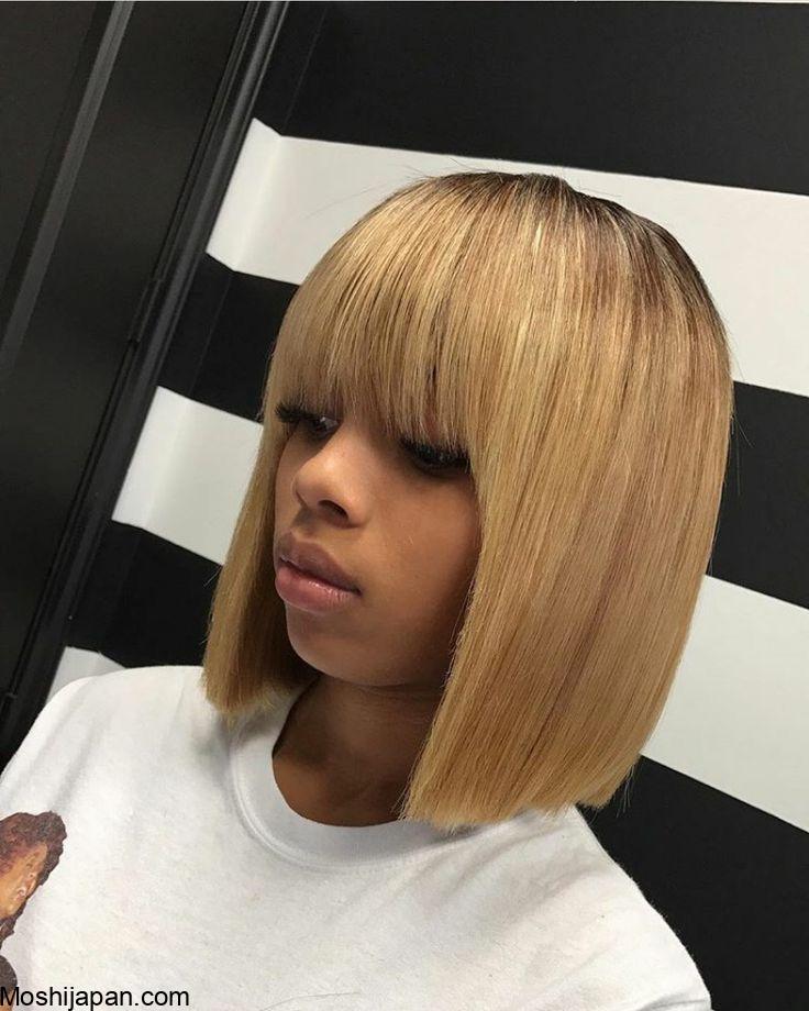 13+ Superb Blunt Bob with Side Swept Bangs this year 3