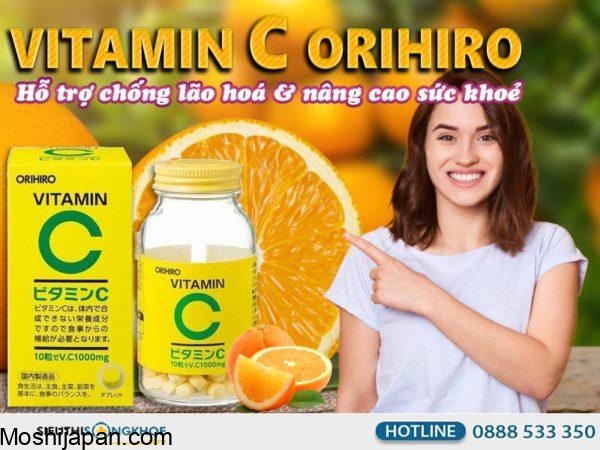 Orihiro Vitamin C Box 300 Tablets - Japanese Vitamin And Mineral Health Supplements 3